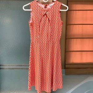 New York & Company Orange Summer Dress